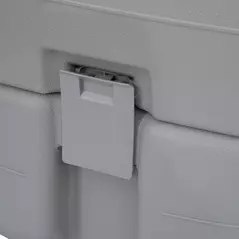 Outsunny Portable Camping Toilet,  20L Flushable Porta Potty with 2 Detachable Tanks and Double Seal Valve for Travel Fishing Festival Campsite - 9