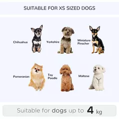 PawHut Pet Travel Backpack Bag Cat Puppy Dog Carrier w/ Trolley and Telescopic Handle Portable Stroller Wheel Luggage Bag (Blue) - 7