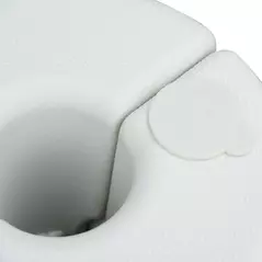 Outsunny 4 Pack 36 kg Gazebo Weights, Canopy Tent Weights with Rapid Clip, Gazebo Leg Weights Fill with Sand or Water, White - 9