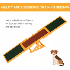 PawHut Pet Obedience Training Seesaw For Dog Agility - 5