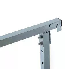 HOMCOM Set of 2 Adjustable Telescopic Builders Trestle, DIY Steel Work Bench Carpenter, Folding Saw Horse Tools Black - 8