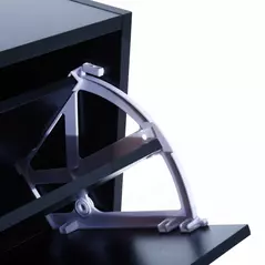 HOMCOM 2 Drawer Shoe Cabinet, Narrow Shoe Storage Cabinet with Flip Doors and Adjustable Shelves, Slim Shoe Cupboard for 12 Pairs of Shoes for Entryway, Hallway, Black - 7