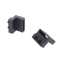 HOMCOM 6.6FT/200cm Black Sliding Door Kit for Single Barn Door, Antique Sliding Barn Door Hardware Kit with J Shape Hanger - 8