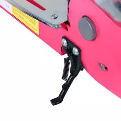 HOMCOM Foldable Powered Scooter with Adjustable Seat, Brake, Pink - 9