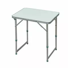 Outsunny Patio Foldable Picnic Table-Silver - 1