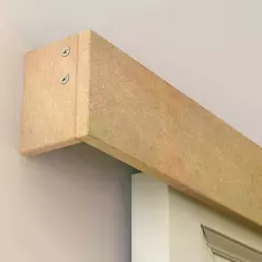 HOMCOM 6.5FT/2000mm Modern Sliding Barn Door Closet Hardware Track Kit Aluminium Track System Unit For Single Wooden Door - 4