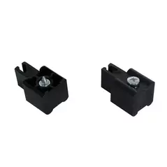 HOMCOM 6.5FT/2000mm Modern Sliding Barn Door Closet Hardware Track Kit Aluminium Track System Unit For Single Wooden Door - 8