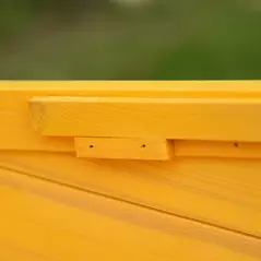 Pawhut Garden Wooden Cat House Hide Cage Outdoor Pet Play Home Waterproof Roof Kitty Shelter Kennel w/ith Door & Window - 8