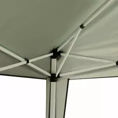 Outsunny 3 x 3M Garden Pop Up Gazebo Height Adjustable Marquee Party Tent Wedding Canopy with Carrying Bag, Green - 8