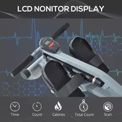 HOMCOM Rowing Machine Cardio Rower Workout Fitness Body Tonner Home Gym Training - 5