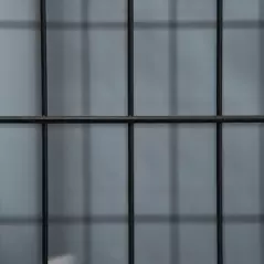 PawHut 43" Heavy Duty Metal Dog Crate Pet Cage with Tray Wheeled Dog Kennel - Black (Large) - 8