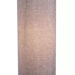 HOMCOM Floor Lamp for Living Room, 47" Modern Standing Lamp with Linen Shade, Wooden Base, Grey - 8