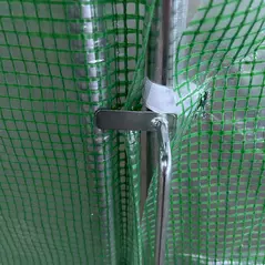 Outsunny Reinforced Walk in Polytunnel Greenhouse, 4x3x2 m - 9