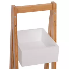 HOMCOM 3 Tier Bathroom Shower Caddy Freestanding Rack Storage Unit Shelf Organiser - 8