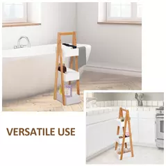 HOMCOM 3 Tier Bathroom Shower Caddy Freestanding Rack Storage Unit Shelf Organiser - 7