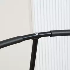 HOMCOM 40" Fitness Trampoline with Adjustable Handle, Rebounder Trampoline, Mini Jumper for Indoor Exercise Workout, Black - 9