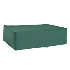 Outsunny Garden Furniture Cover, Oxford Fabric Outdoor Rectangular Rattan Furniture Cover with PE Coating, Waterproof, Windproof, Anti-UV, 222 x 155 x 67cm, Green - 1