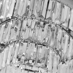 HOMCOM 122 Crystallite Ceiling Chandelier - 8