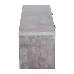 HOMCOM TV Stand for TV up to 55", 2 Doors TV Cabinet with Open Shelves, TV Unit TV Table for Living Room Bedroom Entertainment Room, 120L x 40W x 44H, Grey - 8