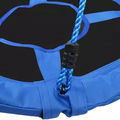 HOMCOM Kid Nest Swing Seat Saucer Tree Swing 40 Inch/100cm for Outdoor Indoor Blue - 9