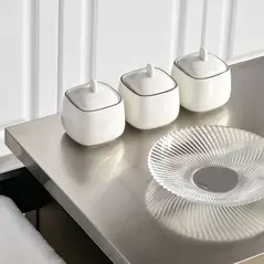 HOMCOM Wooden Kitchen Island on Wheels, Serving Cart Storage Trolley with Stainless Steel Top, Drawer, Side Handle and Rack, Black - 9