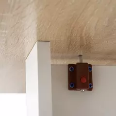 HOMCOM Folding Dining Table, Space-Saving Drop Leaf Kitchen Table for 4-6 People, Multi-functional Desk for Small Space, Flat & Studio, Modern Breakfast Table, Oak & White - 9