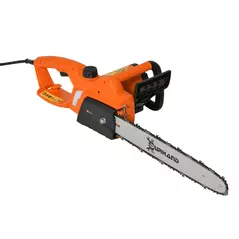 DURHAND 2000W Powerful Electric Chainsaw, 16" Aluminium Blade Portable Corded Chain Saw, 7250rpm Chain Saw for Garden Tree Pruning, 13m/s Chain Speed Auto Chain Lubrication to Cut Wood, Orange - 1