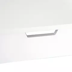 HOMCOM Dressing Table with Flip-up Mirror, Makeup Desk with 2 Drawers and Pine Wood Legs, Vanity Table Writing Desk for Bedroom Living Room, White - 9