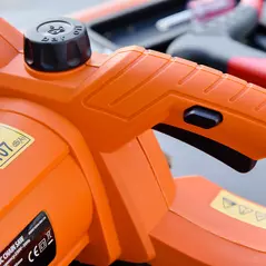 DURHAND 2000W Powerful Electric Chainsaw, 16" Aluminium Blade Portable Corded Chain Saw, 7250rpm Chain Saw for Garden Tree Pruning, 13m/s Chain Speed Auto Chain Lubrication to Cut Wood, Orange - 9