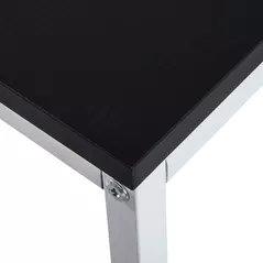 HOMCOM Computer Desk with Storage Shelves on Left or Right, Industrial Reversible Writing Desk for Home Office, Study, Easy Assembly, 120 x 64 x 121cm, Black and White - 9