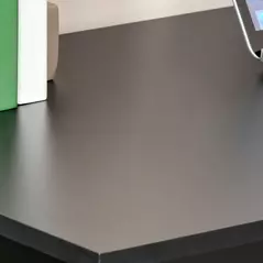 HOMCOM 120cm Computer Desk, Wooden PC Laptop Table with 6-Tier Storage Bookshelves, Home Office Working Study Desk, Writing Workstation, Black - 7