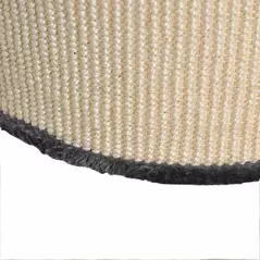 PawHut 70cm Height Cat Post Tree Scratching Barrel Sisal Activity Center Condo Kitten Bed Scratcher Climbing Climber Play House for Indoor Cats - 9