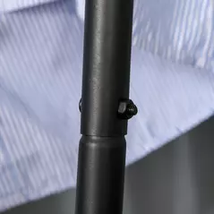 HOMCOM Clothes Rail, Freestanding Metal Clothes Rack with 2 Tier Storage Shelves for Bedroom and Entryway, 64 x 42.5 x 149 cm, Black Frame - 8