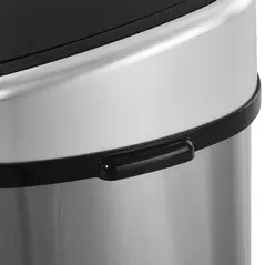 HOMCOM Stainless Steel Kitchen Sensor Dustbin Automatic Touchless Rubbish Garbage Waste Bin 58L Silver - 8