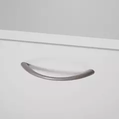 HOMCOM Wooden Modern Design 4 Drawer Shoes Cabinet Pull Down Shelf Storage Organiser - White - 9