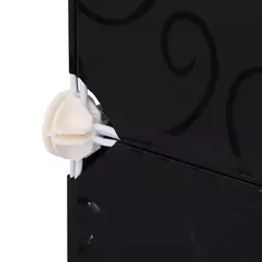 HOMCOM Portable Wardrobe for Bedroom, 12 Cube Closet with 2 Hanging Rails, Modular Storage Cabinet, Plastic Armoire for Space Saving, White and Black - 7