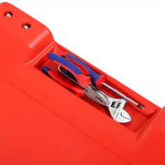 DURHAND Mechanic Vehicle Creeper, Under-Car Rolling Crawler Board, with Headrest, Wheels, Red - 9