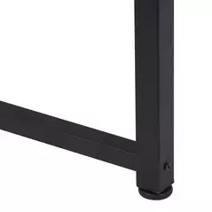 HOMCOM Computer Desk, Writing Table, 120 x 60 x 76cm Workstation for Home Office, Study with Metal Frame, Simple Assembly, Black - 7