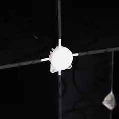 HOMCOM Portable Wardrobe for Bedroom, 12 Cube Closet with 2 Hanging Rails, Modular Storage Cabinet, Plastic Armoire for Space Saving, White and Black - 8