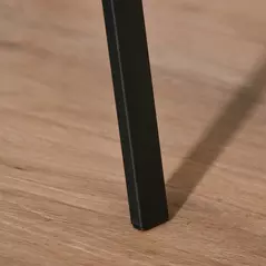 HOMCOM Freestanding Metal Coat Rack Stand 9 Hooks Clothes Tree with 1 Shelf Hat Display Hall Tree Hanger Bag Umbrella Hanging Organiser Brown - 8