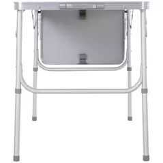 Outsunny Aluminium MDF-Top 4ft Folding Portable Outdoor Table Silver - 8