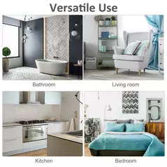 HOMCOM Tall Bathroom Storage Cabinet with Three-position Adjustable Shelves For Neutral Style, Hallway White - 5