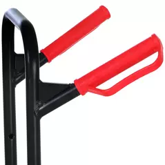 DURHAND Stair Climbing Hand Truck, Heavy Duty Foldable Trolley on Wheels, Multi-Purpose Sack, Steel Truck Moving Trolley, 120kg, Red - 7