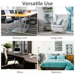 HOMCOM Coffee Table with Storage, 2-Tier Centre Table, Modern Living Room Table with Open Shelf and Aluminium Poles, White - 6