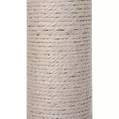 PawHut Cat Scratch Post with Bed Cat Tree for Indoor Cats Sisal Scratching Posts Hammock Kitty Activity Centre Grey - 8