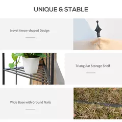 Outsunny 3(M)x3(M) Garden Gazebo Double Top Outdoor Canopy Patio Event Party Wedding Tent Backyard Sun Shade with Netting - Cream White - 4