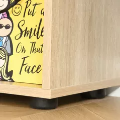 HOMCOM Bookshelf, Tall Bookcase, Modern Room Divider, 8 Cube Storage Unit, Freestanding Storage Shelf for Living Room, Bedroom, Home Office, 70 x 24 x 178 cm, Natural - 9