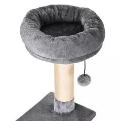 PawHut Cat Tree for Indoor Cats Condo Tower Multi-level Height 150CM  Kittens Activity Stand House with Toys & Various Scratching Posts - 8