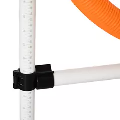 PawHut 3 Piece Pet Agility Training Equipment Dog Play Run Jump Obedience Training Set Adjustable (Pole + Hoop + Hurdle) - 8