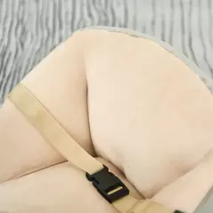 HOMCOM Kids Rocking Horse, Children Plush Ride On Donkey Animal Rocker w/ Sound, Wood Base Seat, Safety Belt, Baby Toy Rocker for Toddler 18 - 36 Months, Grey - 9